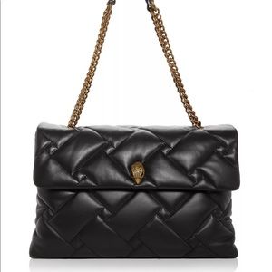 Kurt Geiger Kensington X Leather Shoulder Bag NWT